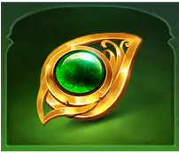 Ring symbol paying mid-tier line wins